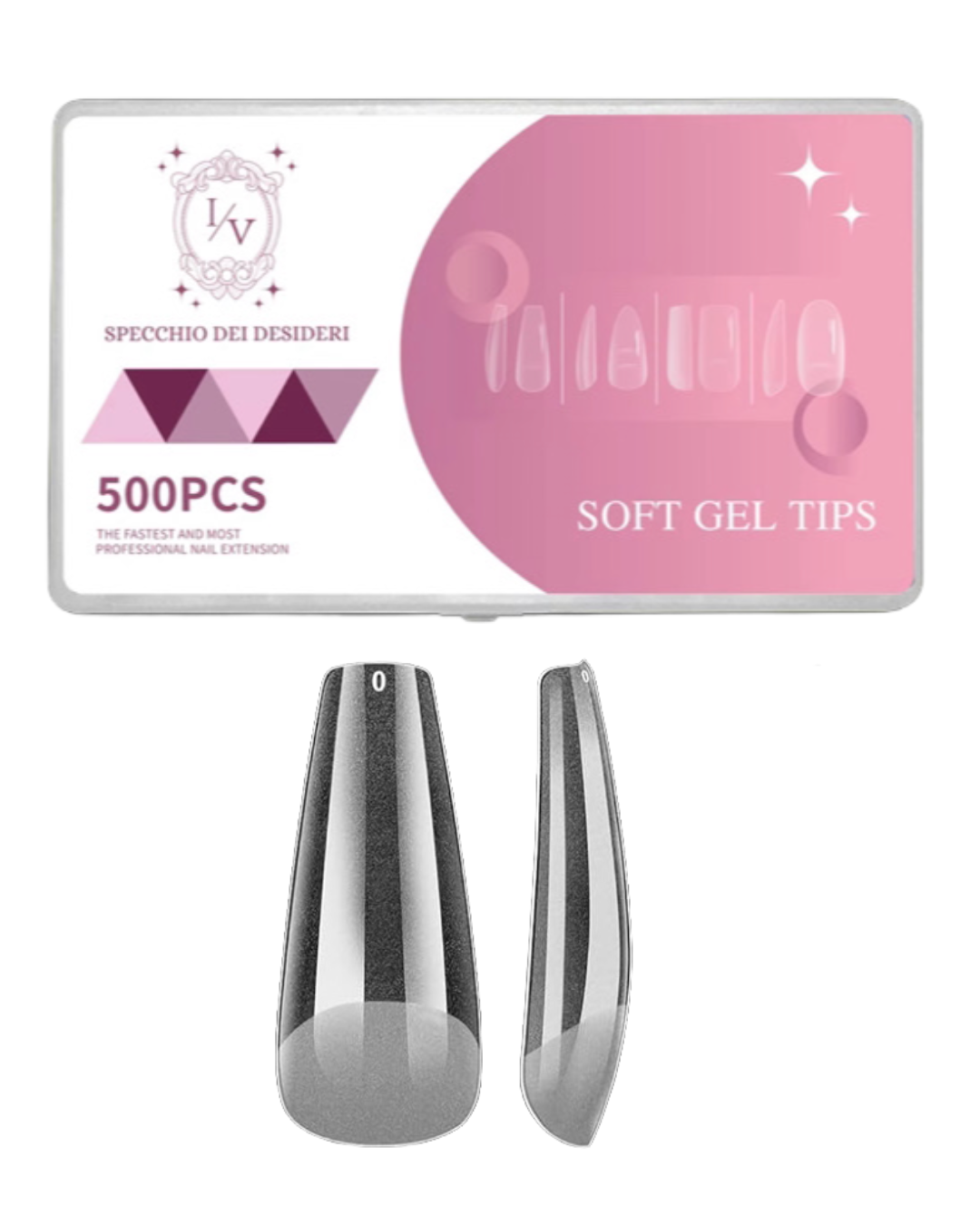 SOFT GEL TIPS long coffin