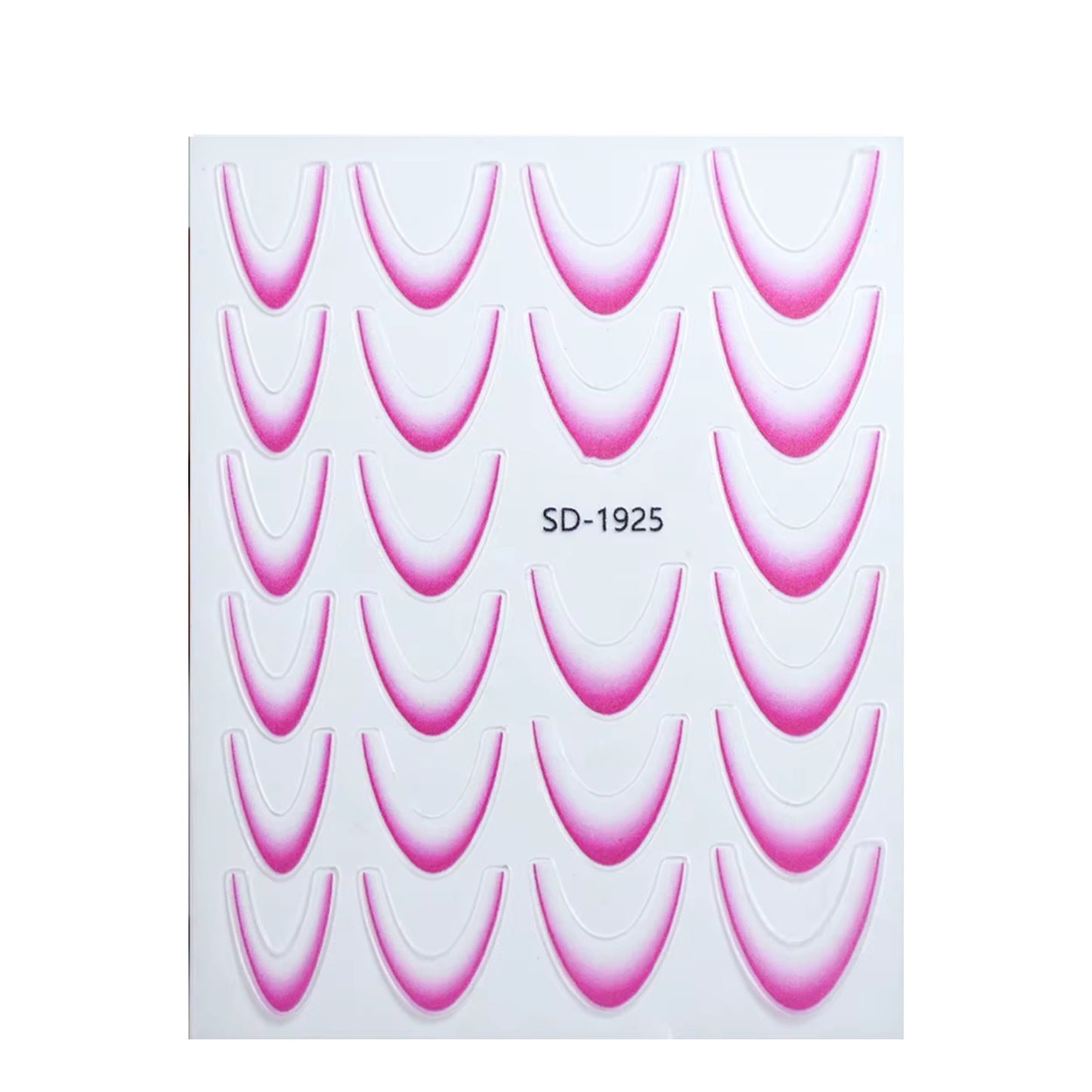 Stickers french sfumato rosa