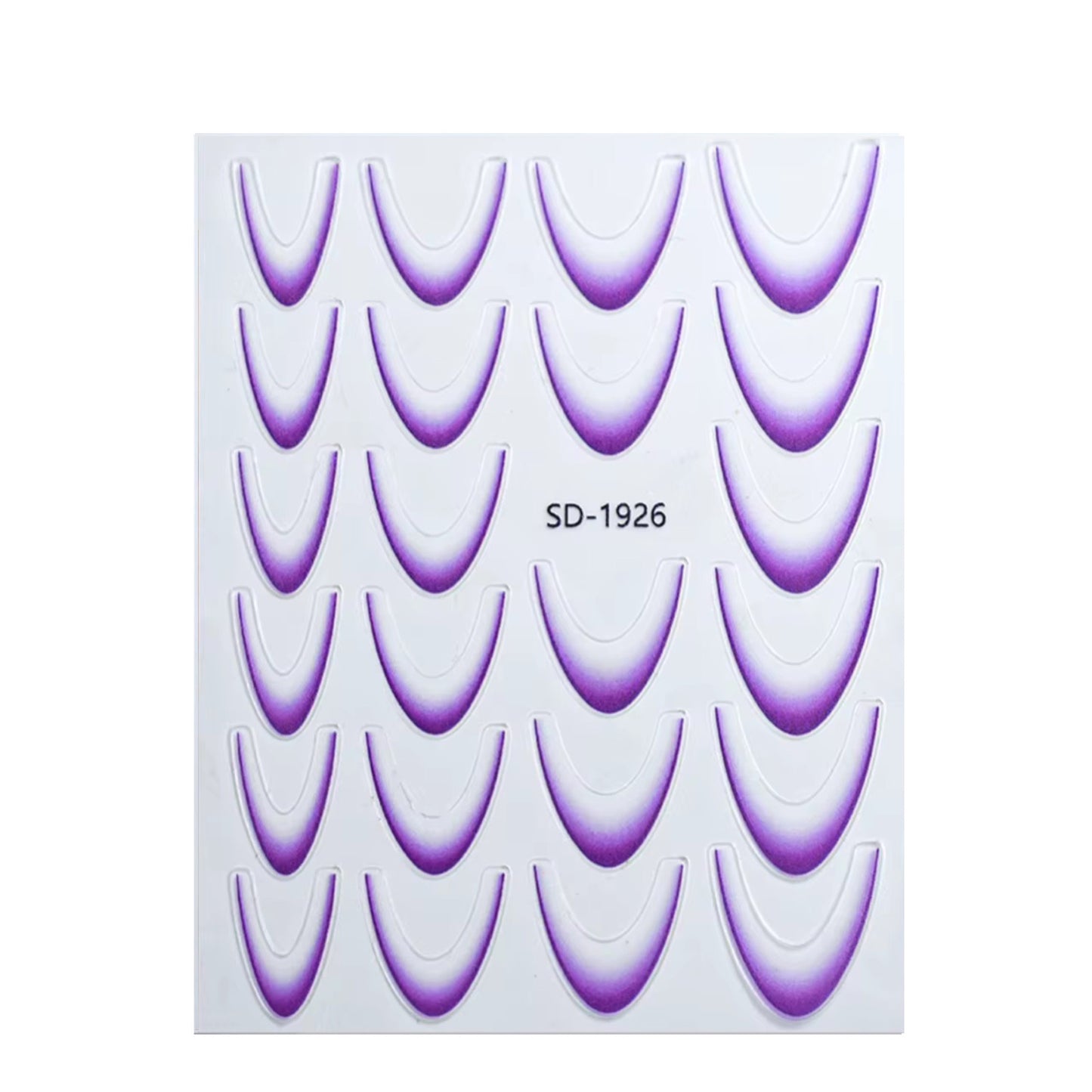 Stickers french sfumato viola