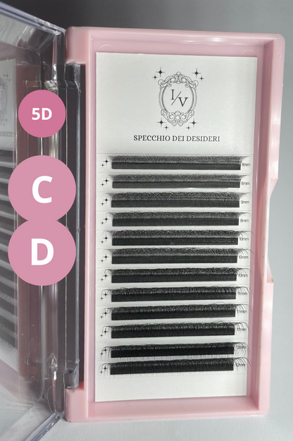 Extension ciglia 5D