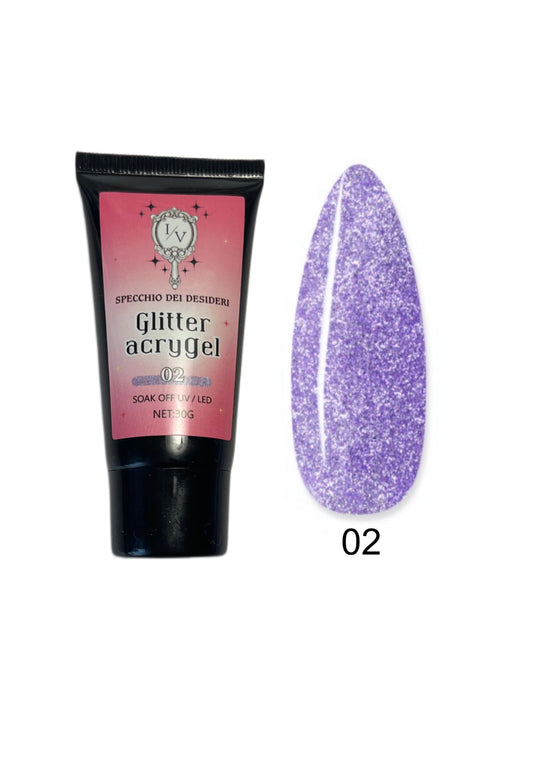 Glitter acrygel 02